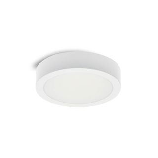 2025180-LED Кръгъл Панел За Външен Монтаж Vito Petra-R, 12W, 1176Lm, 4000k (Неутрална светлина), Φ170x35mm, Бял Цвят