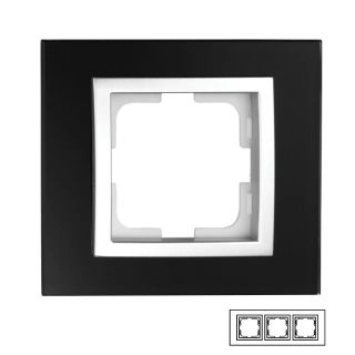 107-720000-162-Mono Style Glass Тройна рамка Тъмно стъкло