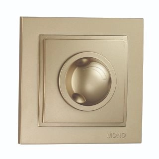 102-222205-134-Регулатор димер 800W, Mono Electric Despina Metallic, Титан - Златист