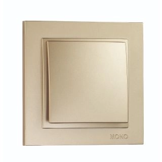 102-222225-100-Ключ единичен сх.1, Mono Electric Despina Metallic, Титан - Златист