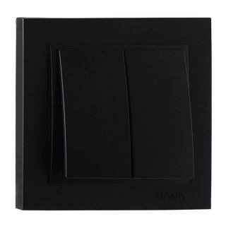 102-202025-102-Ключ двоен сх.5, Mono Electric Despina Metallic, Фюм - Черен металик