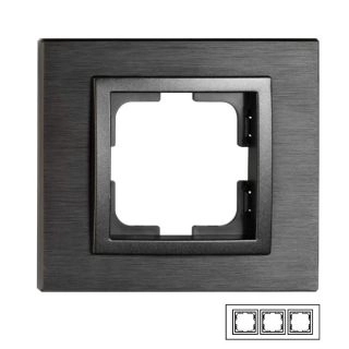 107-820000-162-Mono Style Aluminium Тройна рамка Фюм