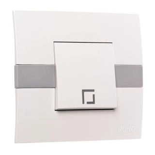 101-010201-100-Ключ единичен сх.1, Mono Electric Eco,  Бял-Сив