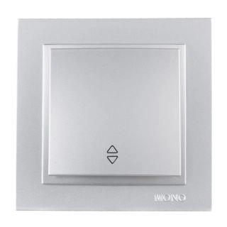 102-212125-109-Ключ девиаторен сх.6, Mono Electric Despina Metallic, Сребрист