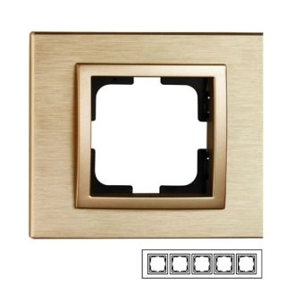 107-830000-164-Mono Style Aluminium Петорна рамка Титан