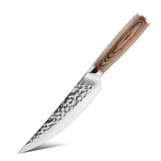 pakkawood-1-Японски кован нож 4Cr13 (15 см) за обезкостяване и филетиране с премиум дръжка от Pakkawood