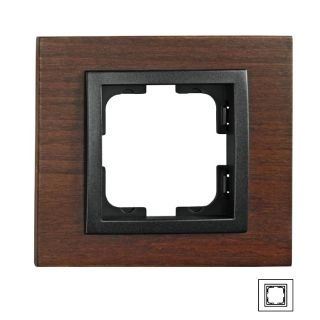 107-510000-160-Mono Style Wood Единична рамка Орех